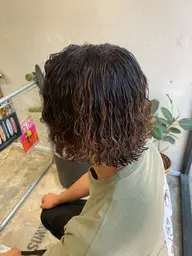 伸ばし途中におすすめ😎カットなしケアパーマ🔥