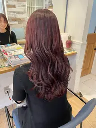 限定メニュー🍑ブリーチ無しピンクにしたい方はこちら！【カット＋ピンクカラー＋4STEPトリートメント】