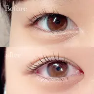 まつ毛パーマ（上）｜一重・奥二重など、まぶたの状態に合わせたご提案で自然に整って見える仕上がりに