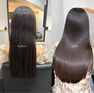 美髪矯正🩰🤍【縮毛矯正】+カット+ 髪質改善保湿トリートメント