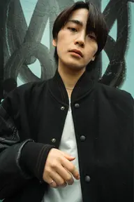 men's 毛流れパーマ × カット