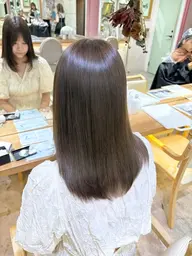 𓊆たっぷりケア🤍𓊇アディクシーカラー(ケアカラー付)+5stepトリートメント‪🌱‬