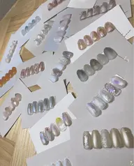 ✨NEW✨オフ込✨ナチュラルアートネイル💅🏻✨🌿ハンドオイルケア🌿