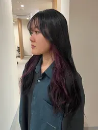 ［職場でも大丈夫◎チラ見えカラー🎨］カット＋インナーブリーチ＋カラー＋TOKIOトリートメント