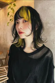 【❄️周りと差をつける‼︎❄️】カット➕ダブルデザインカラー➕キューティクル補修トリートメント🦋ロング料金なし🦋