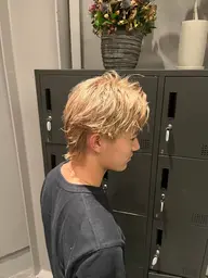 《ミニモ限定》 ケアブリーチダブルカラー＋カット💇🏼メンズ歓迎🧑🏼‍🦱