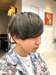 似合わせメンズカット+艶カラー