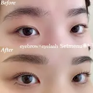 【4/26-30期間・ご新規限定♡ 】《お目元の撮影可能な方のみ》まつ毛パーマorパリジェンヌ＋眉毛Wax ‧₊˚✨