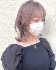 【🌼柔らかいニュアンスカラー✨🪽】ダブルカラー(ケアブリーチ)+トリートメント