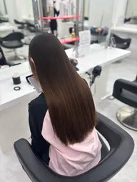 【💖ダメージレスの艶髪💖】縮毛矯正＋韓国風カット＋髪質改善