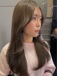 🫧大人っぽい高発色スタイル｜カット＋ブリーチなしダブルカラー🫧