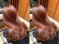 【❤️🩷赤系orピンク系カラー限定クーポン🩷❤️】暖色系カラー+トリートメント¥4950