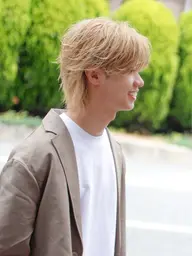 メンズカット+ブリーチダブルカラー¥12080