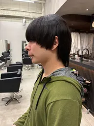 メンズカット➕曲がる縮毛矯正