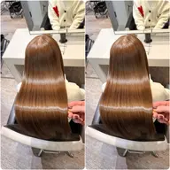 🌹リニューアル特典☺️前髪カット+縮毛矯正+薬剤除去+髪質改善