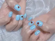 【HAND】🎀シンプルデザインコース❣️持ち込みOK  ✩時間内2〜4本まで、シール、ホロ、500円までパーツやり放題