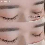 話題✨️韓国発【マスカラパーマ🖤】まつ毛パーマ上のみブラックティント♡上大岡