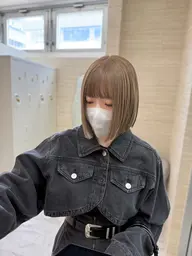 (insta映え)🌼明髪でも艶髪に🌼ケアブリーチ+ケアカラー