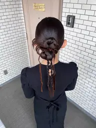 【土日祝限定✨】参列・ライブ前に🐬💕ヘアセット«シニヨン✻編みおろし✻ハーフアップ✻ハーフツイン»