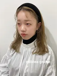 ダブルカラー【ケアブリーチ使用♡】(最終受付16:00)　 [姫路/美容室/ヘアサロン]