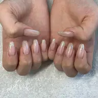 【長さ出し（10本）】ロング　ワンカラー・ラメグラ〈10時​〜​16時オフ無料〉