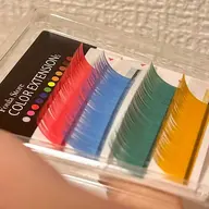 ラッキーカラーまつ毛追加♡✌️