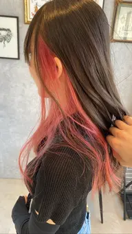 ［ちょっとした遊びが欲しい方🌈］カット＋カラー＋インナーカラー＋バイカルテTR