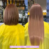 🉐【1日2名限定】韓国風シルクカラー＋艶トリートメント＋レミーシールエクステ40本