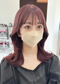 ◆ミニモ限定暖色カラー◆ワンカラー＋トリートメント