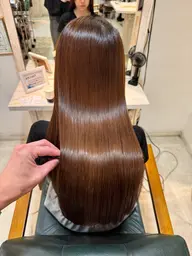 【コスパ◎】カット+プレミアム縮毛矯正+リタッチカラー