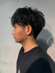 「メンズ限定✨　残り募集枠2人‼️」カット＋ツイストスパイラルパーマ(波巻き、波巻きスパイラル)