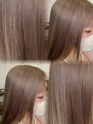 【🤍4月ご予約限定🤍】デザインカット＋ダブルカラー＋ケラチントリートメント