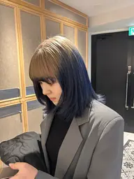 デザインカラー🆗👌🏻ケアブリーチ➕ケアカラー（デザイン料金込み⚡️）[spaシャン+オリジナルトリートメント付]