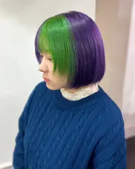 【当日限定✨】デザインカラー（ブリーチ込）+2stepトリートメント🍒