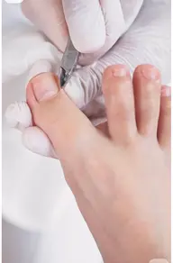 フットケア【ジェルネイルはせずご自身の爪が美しくなるようにお手入れします】