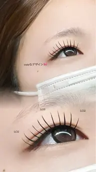 まつげエクステ 100本 👀✨️