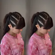 体育祭ヘアアレンジ💪🎌🏃