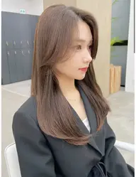 💄【極上艶髪ロングヘア】レイヤーカット＋髪質改善カラー＋4stepトリートメント（※ワンカラーのみ）