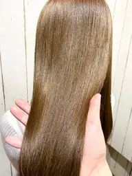 透け感カラー （根元）&最上高級TOKIO5STEPトリートメント