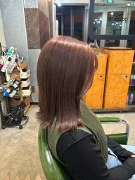 🌿ワンカラー🌿＋カット✂️ツヤツヤ✨aujua 2stepトリートメント✨【カットは肩下レングスのみ】