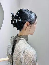 潤艶髪タイトヘアセット