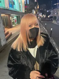 【🫧再来限定🫧】ケアブリーチ➕韓国風トエルカラー➕高保湿トリートメント　（#ダブルカラー/ハイトーン/ブリーチ）