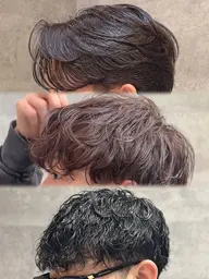 ⭐️メンズ限定〔パーマ➕カット➕TR〕⭐️特殊パーマも可能ダウンパーマも可能ケアパーマも可能です⭐️