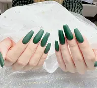 チップ長さ出しワンカラー/ラメグラデーション