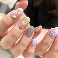 【人気No3💗】自由art10本コース✨お持ち込みご相談ok♪hand 7400円(オフ+1100円・自爪育成ケア付)