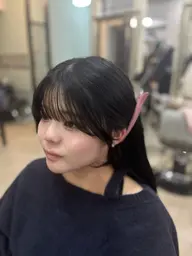 【SNS撮影用モデル様特別価格✨️】前髪顔周りカット➕Aujua 2stepトリートメント【通常¥4980→¥3300】