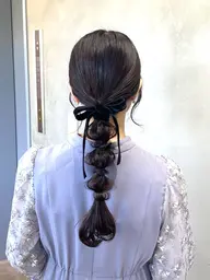 ヘアセットSNSなどの撮影OK・顔出しOKの方🌷