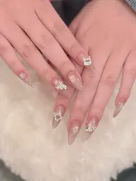 🐤チップ長さだし10本 持ち込みデザイン シンプル(アート4本)