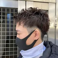 【絶壁解消】メンズカット＋トップハイパーマ［施術時間50分］