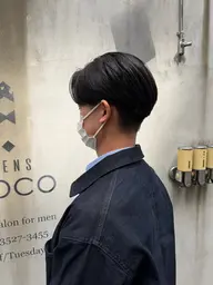 メンズカット+眉カット+高濃度炭酸線¥8250 ➡︎¥5720